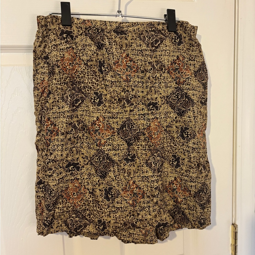 Kathy Lee Woman Two-Piece Outfit Shirt And Skorts Size 14W/16W - Picture 3 of 5